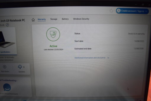 HP EliteBook 640 G9 14" i5 12th gen RAM 16GB SSD 512GB laptop SKU11513 - Image 14