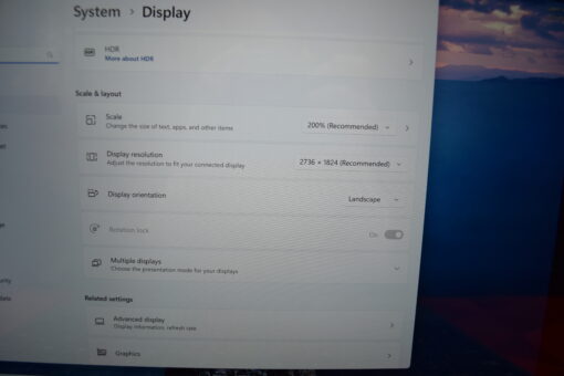Microsoft Surface Pro7+ i5 11th Gen 12.3" SSD 256GB RAM 16GB Grade A- SKU11543 - Image 13