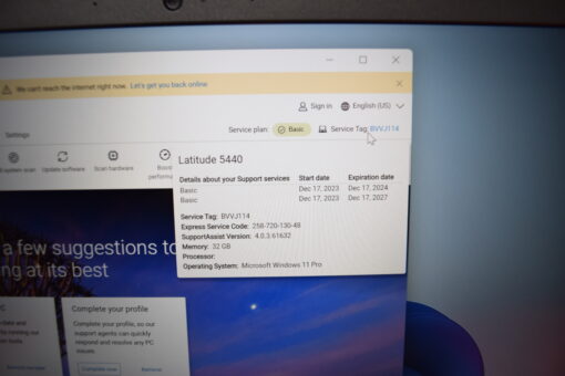 Dell Latitude 5440 14'' i5 13th gen RAM 16GB SSD 256GB laptop SKU11521 - Image 14