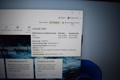 Dell Latitude 5440 14'' i5 13th gen RAM 32GB SSD 1TB laptop SKU11644 - Image 14