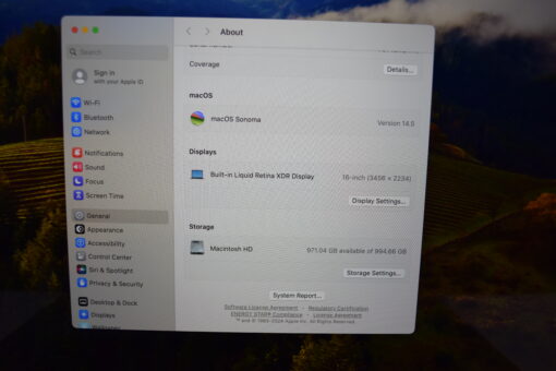 Apple MacBook Pro M1 PRO 2021 A2485 16" RAM 16GB SSD 1TB 10 CORE CPU / 16 CORES GPU Laptop SKU11657 - Image 11