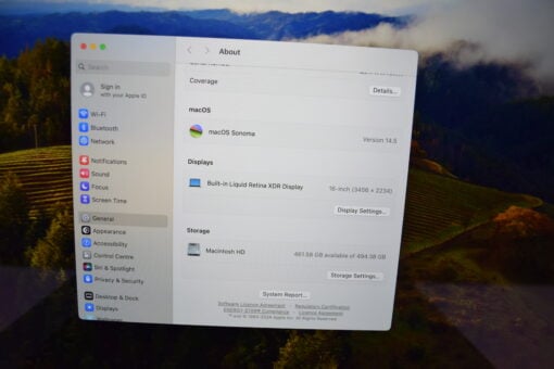 Apple MacBook Pro M1 Max 16" 10 CORES CPU / 24 CORES A2485 2021 SSD 512GB RAM 32GB  GPU Laptop SKU11588 - Image 11