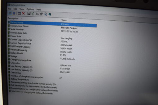HP Elitebook 840 G6 14" i5 8th Gen RAM 16GB SSD 512GB Laptop 11649 - Image 14