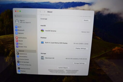 Apple MacBook Pro M1 Max 16" A2485 10 CORES CPU / 24 CORES GPU RAM 32GB SSD 512GB Laptop SKU11591 - Image 11