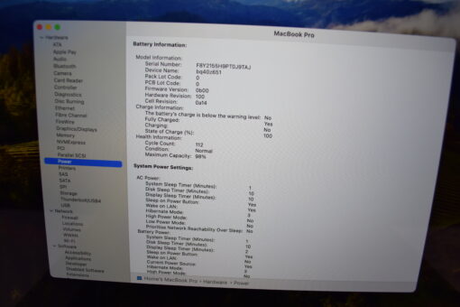 Apple MacBook Pro M1 Max 16" A2485 10 CORES CPU / 24 CORES GPU RAM 32GB SSD 512GB Laptop SKU11591 - Image 12