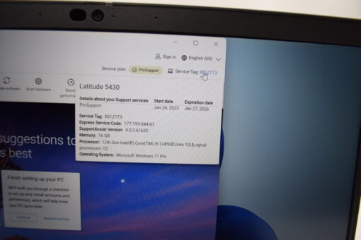 Dell Latitude 5430 14'' i5 12th gen RAM 16GB SSD 512GB warranty laptop SKU11603 - Image 14