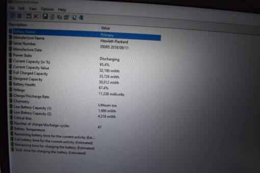 HP Elitebook 840 G5 14" i5 8th gen RAM 16GB SSD 512GB Laptop 11659 - Image 14