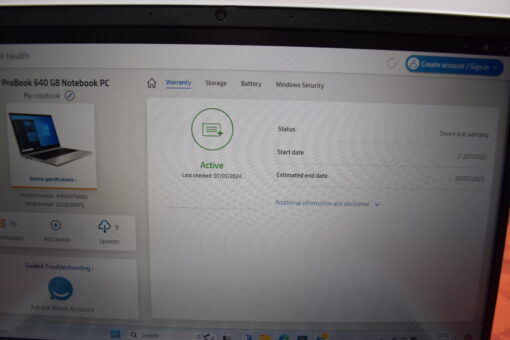 HP Probook 640 G8 14" i5 11th gen RAM 16GB SSD 512GB warranty laptop SKU11540 - Image 14