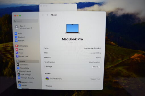 Apple MacBook Pro M1 PRO 2021 A2485 16" RAM 16GB SSD 1TB 10 CORE CPU / 16 CORES GPU Laptop SKU11587 - Image 10
