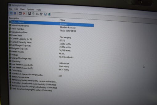 HP Elitebook 850 G5 15.6" i5 8th Gen SSD 512GB RAM 16GB Laptop SKU11618 - Image 13