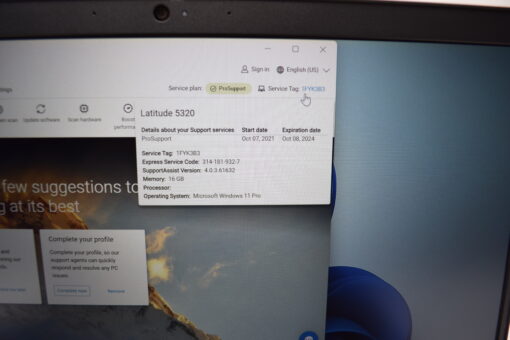 Dell Latitude 5320 13'' i5 11th gen RAM 16GB SSD 512GB warranty laptop SKU11602 - Image 14