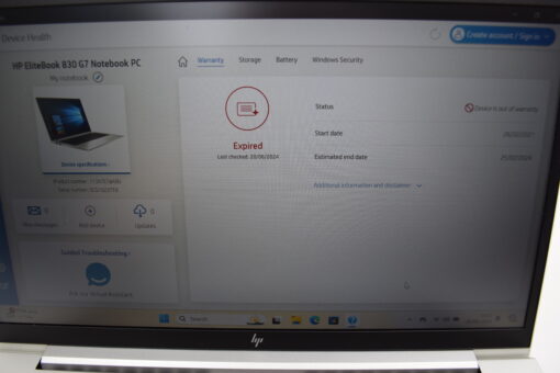HP Elitebook 830 G7 13.3" i5 10th Gen RAM 16GB SSD 512GB Laptop SKU11634 - Image 16
