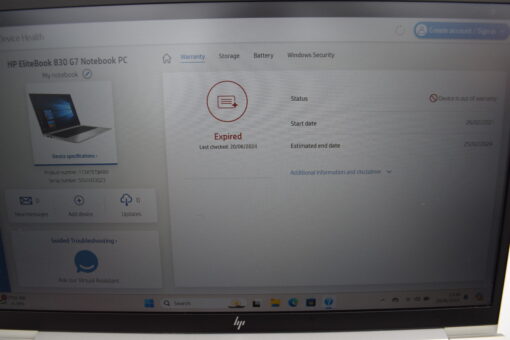 HP Elitebook 830 G7 13.3" i5 10th Gen RAM 16GB SSD 512GB Laptop SKU11637 - Image 15