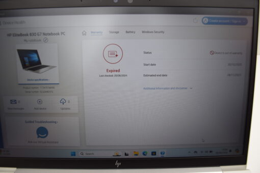 HP Elitebook 830 G7 13.3" i5 10th Gen RAM 16GB SSD 512GB Laptop SKU11633 - Image 16