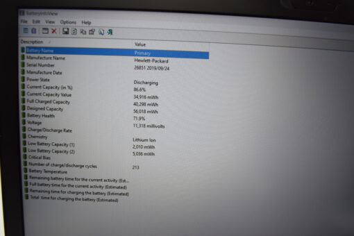 HP Elitebook 850 G5 15.6" i5 8th Gen SSD 512GB RAM 16GB Laptop SKU11629 - Image 15