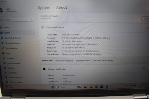 Dell Latitude 5420 14'' i5 11th gen RAM 32GB SSD 1TB Laptop SKU11643 - Image 12