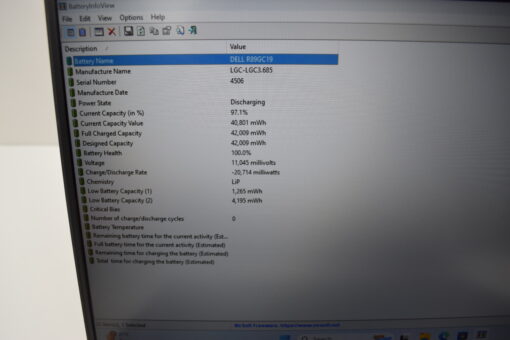 Dell Latitude 5420 14'' i5 11th gen RAM 16GB SSD 512GB Laptop SKU11639 - Image 15