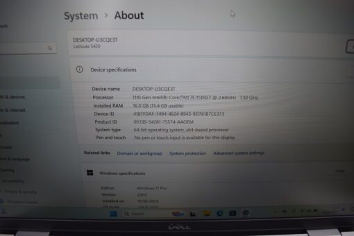 Dell Latitude 5420 14'' i5 11th gen RAM 16GB SSD 256GB Laptop SKU11641 - Image 2