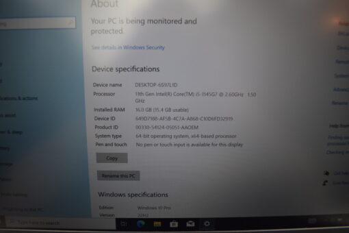 Dell Latitude 5420 14'' i5 11th gen RAM 16GB SSD 512GB Laptop SKU11642 - Image 13