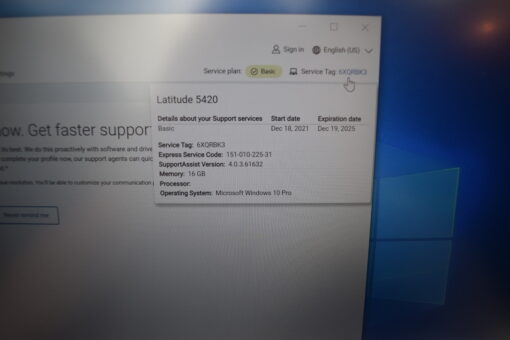 Dell Latitude 5420 14'' i5 11th gen RAM 16GB SSD 512GB Laptop SKU11642 - Image 16