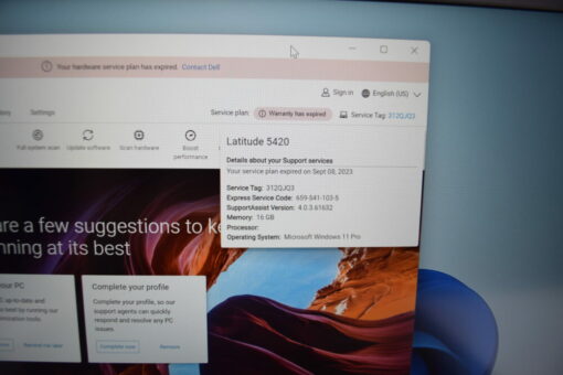 Dell Latitude 5420 14'' i5 11th gen RAM 16GB SSD 512GB Laptop SKU11722 - Image 14