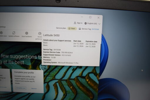 Dell Latitude 5450 14'' Ultra 5 135U RAM 16GB SSD 256GB laptop SKU11733 - Image 14