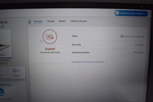 HP Probook 640 G5 14" i5 8th gen RAM 16GB SSD 512GB Laptop SKU11676 - Image 15