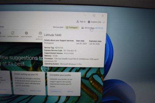 Dell Latitude 5440 14'' i5 13th gen RAM 16GB SSD 256GB laptop SKU11719 - Image 15
