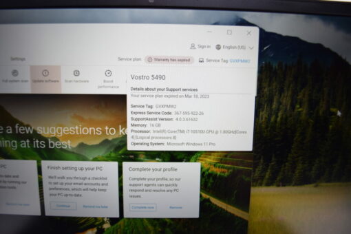 Dell Vostro 5490 14'' i7 10th gen 512 GB SSD 16 GB RAM NVIDIA Laptop SKU11688 - Image 14