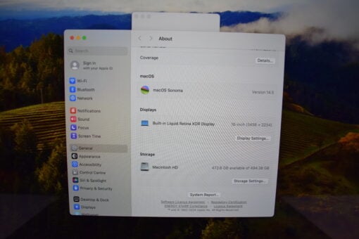 Apple MacBook Pro M1 Max 16" 10 CORES CPU / 24 CORES A2485 2021 SSD 512GB RAM 32GB  GPU Laptop SKU11713 - Image 12