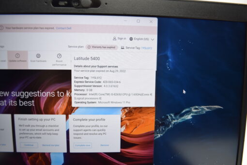 Dell Latitude 5400 14" i5 8th gen SSD 256GB RAM 8GB laptop SKU11682 - Image 14