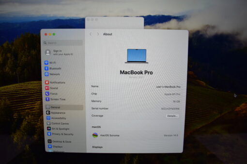 Apple MacBook Pro M1 PRO 2021 A2485 16" RAM 16GB SSD 1TB 1 BATTERY COUNT SKU11715 - Image 10