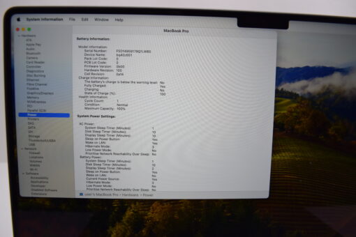 Apple MacBook Pro M1 PRO 2021 A2485 16" RAM 16GB SSD 1TB 1 BATTERY COUNT SKU11715 - Image 12