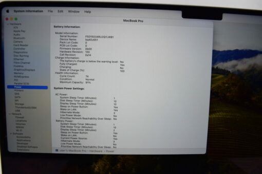 Apple MacBook Pro M1 PRO 2021 A2485 16" RAM 16GB SSD 1TB Laptop SKU11741 - Image 13