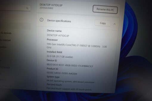 Lenovo ThinkPad X1 Yoga 6th gen 14" i7 11th gen SSD 1TB RAM 32GB Touch SKU11751 - Image 11