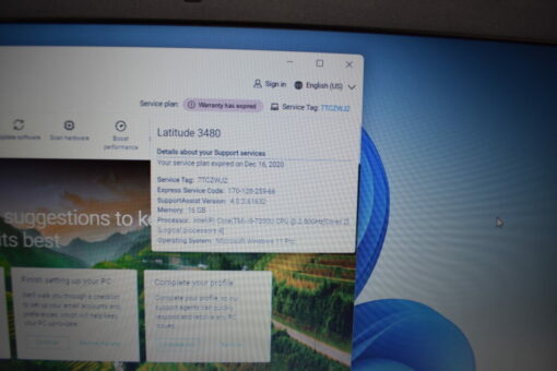 Dell Latitude 3480 14'' i5 7th gen RAM 16GB SSD 256GB Laptop SKU11737 - Image 14
