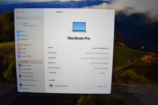 Apple MacBook Pro 2019 A2141 16" i7 SSD 512GB RAM 16GB RADEON Laptop SKU11748 - Image 10