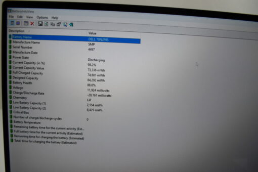 Dell Precision 5560 15.6" Touch  i7-11th gen SSD 512GB RAM 32GB NVIDIA SKU11761 - Image 15