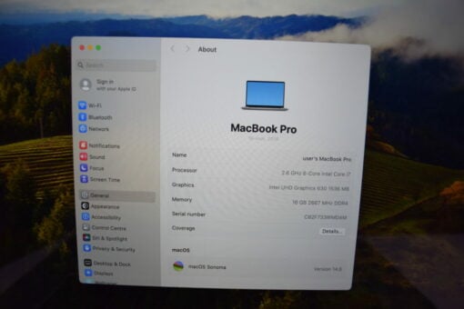 Apple MacBook Pro 2019 A2141 16" i7 SSD 512GB RAM 16GB RADEON Laptop SKU11749 - Image 10