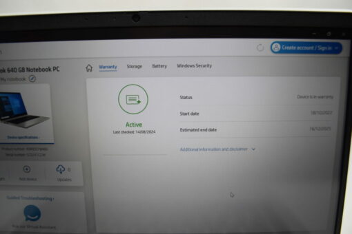 HP Probook 640 G8 14" i5 11th gen RAM 16GB SSD 512GB warranty laptop SKU11754 - Image 14
