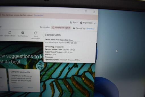 Dell Latitude 3400 14'' i5 8th gen RAM 8GB SSD 256GB Laptop SKU11736 - Image 14
