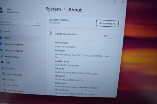 Lenovo ThinkPad X1 Yoga 6th gen 14" i7 11th gen SSD 1TB RAM 32GB Touch SKU11726 - Image 13
