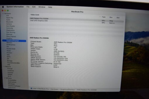 Apple MacBook Pro 2019 A2141 16" i7 SSD 512GB RAM 16GB RADEON Laptop SKU11750 - Image 13