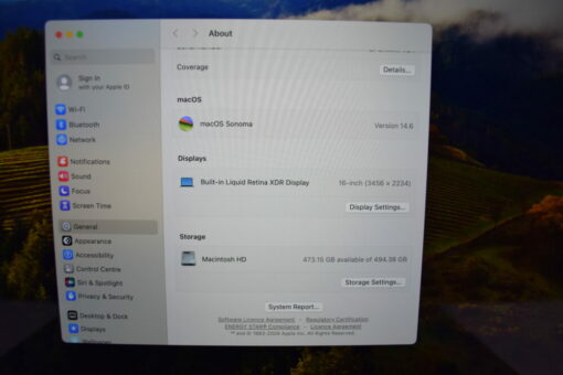 Apple MacBook Pro M1 Max 16" 10 CORES CPU / 24 CORES A2485 2021 SSD 512GB RAM 32GB GPU Laptop SKU11743 - Image 14