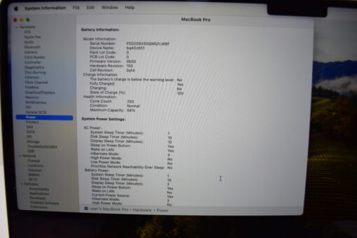 Apple MacBook Pro M1 Max 16" 10 CORES CPU / 24 CORES A2485 2021 SSD 512GB RAM 32GB GPU Laptop SKU11743 - Image 15