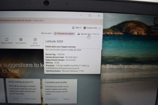 Dell Latitude 3420 14'' i7 11th gen RAM 16GB SSD 512GB Laptop SKU11820 - Image 16