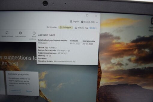 Dell Latitude 3420 14'' i7 11th gen RAM 16GB SSD 256GB Laptop SKU11811 - Image 14