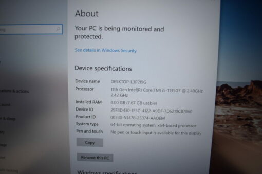 Lenovo ThinkPad L13 Gen2 13.3" i5 11th SSD512 GB RAM 8GB Laptop SKU11823 - Image 11