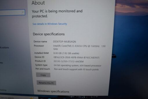HP Elitebook 1030 x360 G4 14'' i5 8th gen SSD 512GB RAM 8GB laptop SKU11786 - Image 11