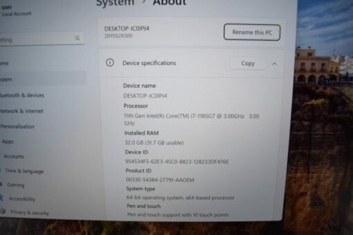 Lenovo ThinkPad X1 Yoga 6th gen 14" i7 11th gen SSD 1TB RAM 32GB Touch SKU11797 - Image 11